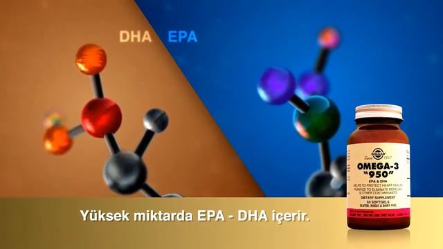 Solgar - Omega 3 950mg EPA&DHA Her Balık Yağı Aynı Değildir!