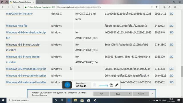 How To Install Python 3.8.1 On Windows 10 смотреть онлайн