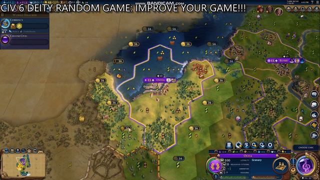 Civilization 6 (Civ 6 GS) DEITY Rome game, raise your game level! Full live gaming, EP.2 смотреть онлайн