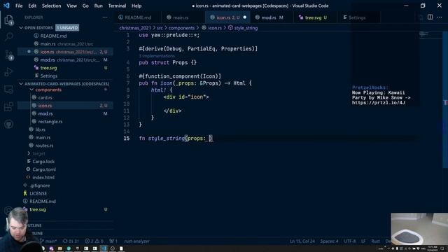 Digital Christmas card with Yew and Rust day 2 смотреть онлайн