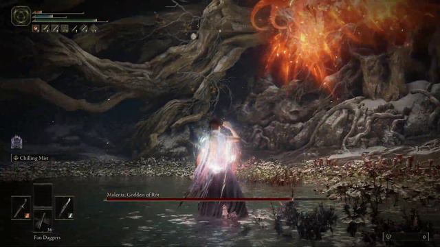 Elden Ring - Malenia vs Cold and Fire Curved Sword [Solo,RL1,NoDmg,v1.09] смотреть онлайн