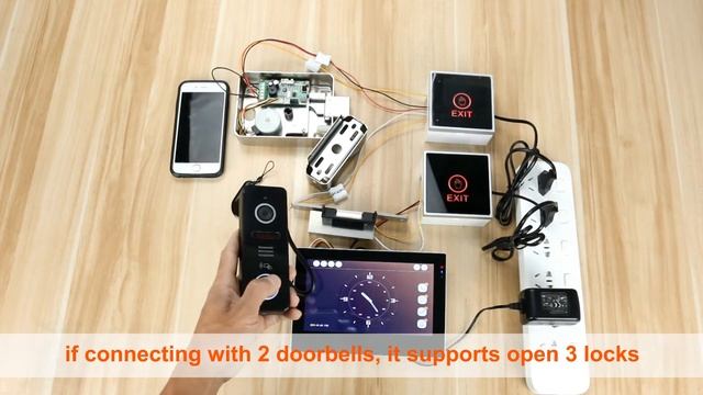 HomeFong TUYA Smart WIFI Video Intercom with Lock System, 7 Inch Touch Screen 1080P Doorbell смотреть онлайн