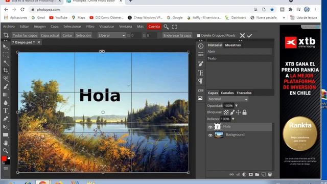 Photopea editor de imágenes online, replica de Photoshop смотреть онлайн