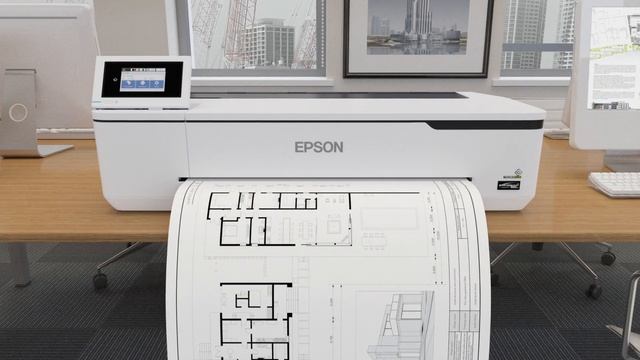 Epson SureColor SC-T3100N, SC-T5100N, SC-T3100, SC-T5100 - принтеры для решения инженерных задач
