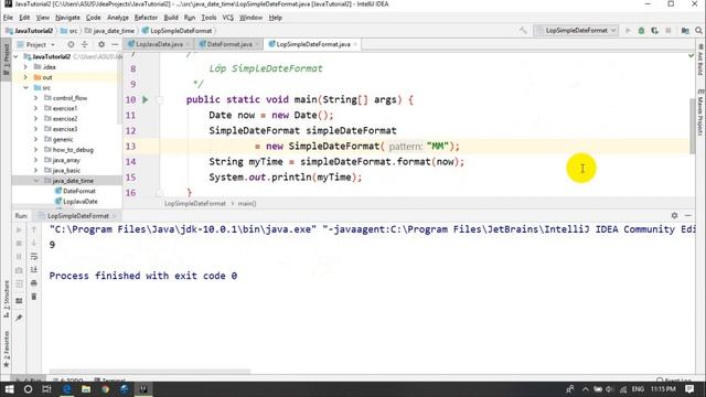 Java - Lớp SimpleDateFormat смотреть онлайн