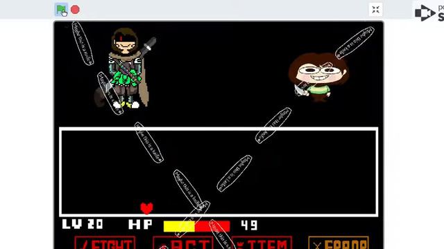 Inkshift chara Fight - Undertale AU v.0.56.01 on Scratch part| 3 смотреть онлайн