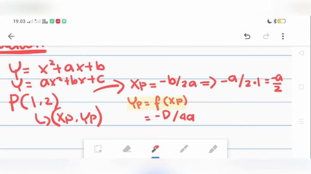 Jika grafik fungsi y = x² + ax + b mempunyai titik puncak (1,2), maka nilai a dan b adalah... смотреть онлайн