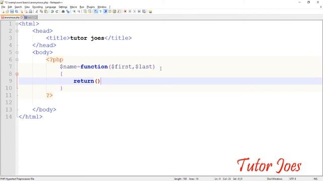 Anonymous Function In PHP Tamil смотреть онлайн
