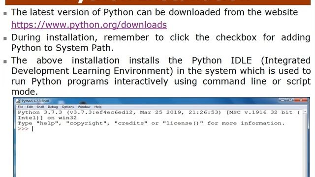 Unit II - Learning Python - Let's Get Started - CBSE Class XI Computer Science смотреть онлайн