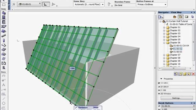 ArchiCAD 12 New Feature Tutorials - The Curtain Wall Tool 6 смотреть онлайн