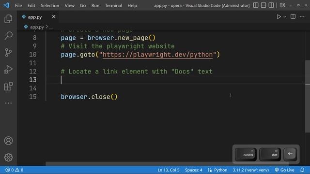 Playwright Python - Click Link смотреть онлайн
