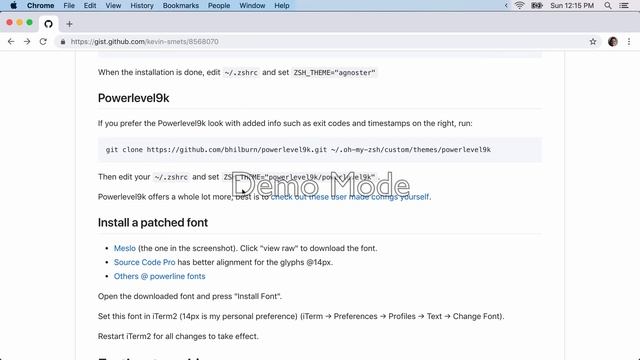 Set Up iTerm2 + Oh My Zsh смотреть онлайн
