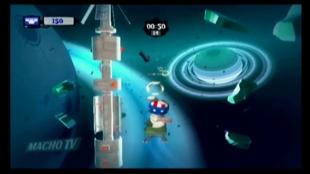 #18 Rayman Raving Rabbids TV Patry - Rabbidly Stunts - Video Game - Gameplay - Movie For Kids смотреть онлайн