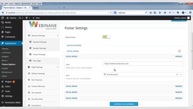 How to Customized Header, Footer and OnePage Setting in IDEALISE #Wp Theme смотреть онлайн
