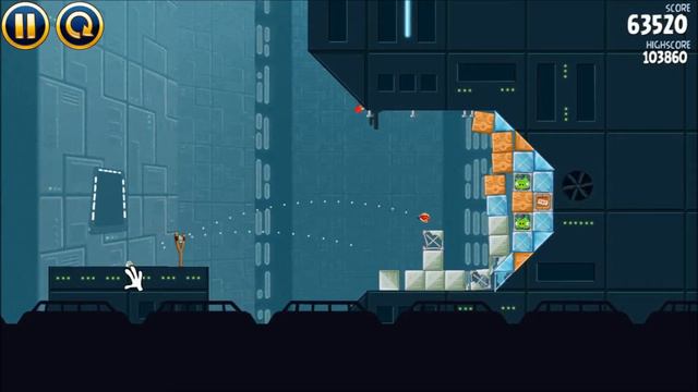 Angry Birds Star Wars 3 Star Walkthrough 2-19 смотреть онлайн