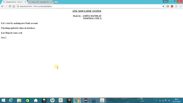 ATM Simulator System (Java project) смотреть онлайн