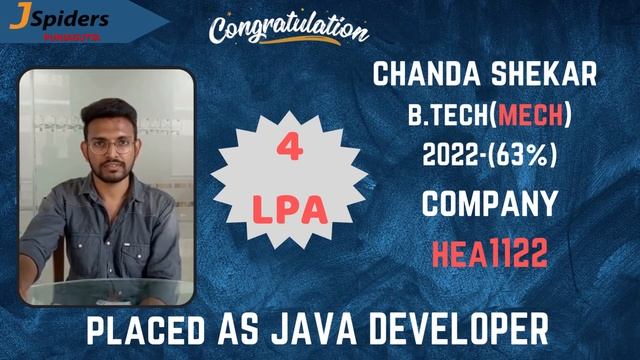 JSpiders Hyderabad Punjagutta | Student Testimonial | Java Developer смотреть онлайн
