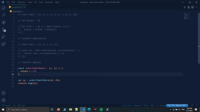 Basic Concept For Reducer In Javascript | React Native With Redux Tutorial In Hindi #3 смотреть онлайн