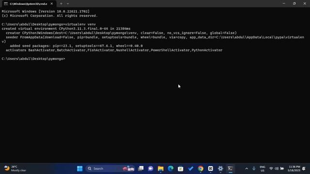 Setting Up a Virtual Environment for PyMongo | Python Tutorial смотреть онлайн
