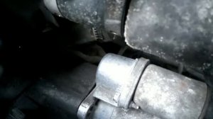 Снимаем стартер на автомобиле ОКА.