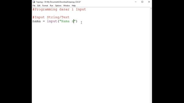 Input String dan Angka Python смотреть онлайн