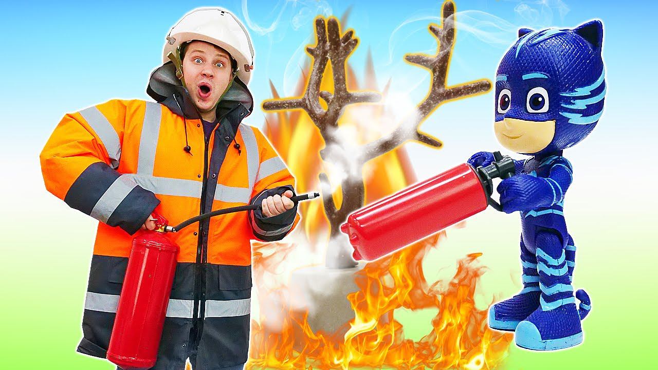 Веселая Школа: пожар из-за фейерверка на Новый Год! Развивающие мультики для малышей про машинки смотреть онлайн