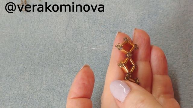 DIY Как сплести "бриллиантовый" браслет из бисера и тилы. Мастер-класс/tutorial tila bracelet смотреть онлайн