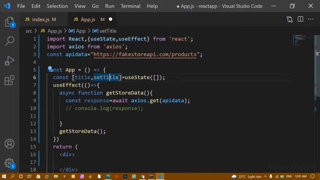 #54 . React Async/Await with Axios . смотреть онлайн