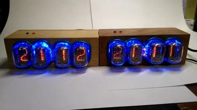 Ламповые часы Nixie clock смотреть онлайн