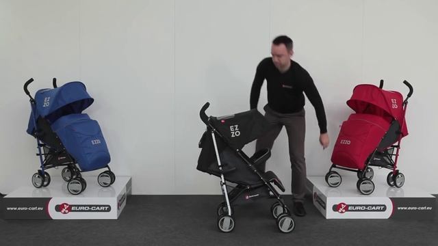 Детская прогулочная коляска Euro-Cart Ezzo смотреть онлайн