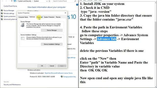 How to run java files in PC using CMD смотреть онлайн