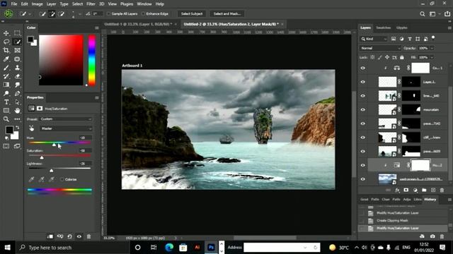 How To create Matte Painting | Simple & Easy | Photoshop смотреть онлайн
