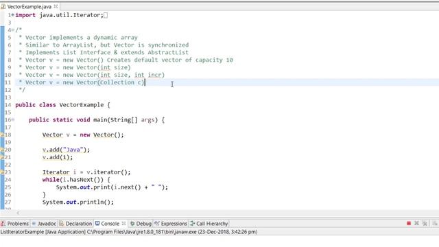 Java Vector Class | How to use Vector class in Java смотреть онлайн