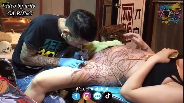 TATTOO Cận cảnh xăm bướm gái xinh bao xịn xò hình xăm #shorts | Lee Thành Đnai смотреть онлайн