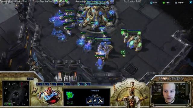 Chris vs Raze PvT Orbital Shipyard, how to win with scouting смотреть онлайн