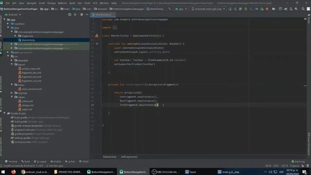 Android BottomNavigation - ViewPager смотреть онлайн
