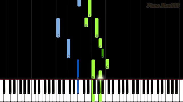 Handel - Sarabande (Piano Tutorial) [Synthesia] смотреть онлайн