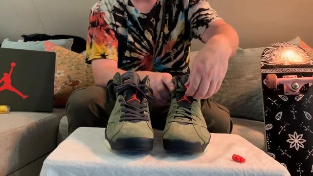 How to lace Travis Scott Cactus Jack Air Jordan 6 смотреть онлайн
