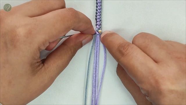 Making A Braided Bracelet Two Color | Macrame Bracelet Tutorial