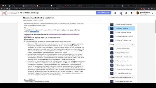 Blockchain Authentication Mechanism - A cardano catalyst f5 proposal смотреть онлайн
