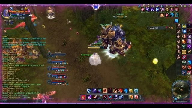 Forsaken World-EB World Boss PK at Nyos server. смотреть онлайн