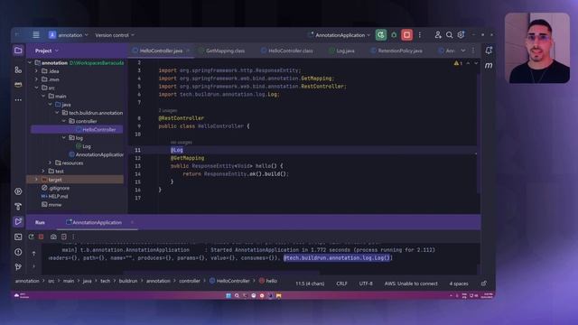 Passo a passo: Criando Annotations com Spring Boot, Spring AOP e AspectJ смотреть онлайн