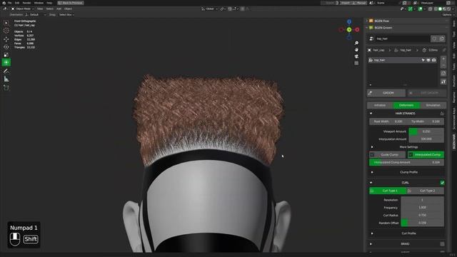 How to create Fade and beard in Blender (BGEN groom tutorial) смотреть онлайн