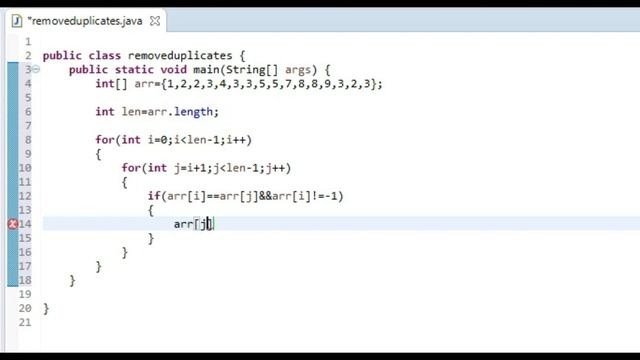 remove duplicates from array in java смотреть онлайн
