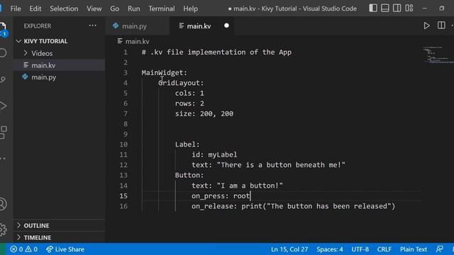 Making a Mobile App in Python with Kivy: Part 3 (Events and IDs) смотреть онлайн