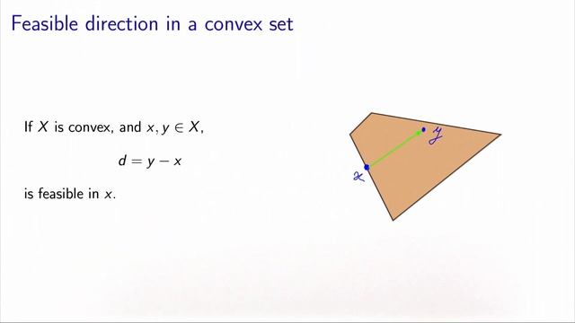 Linear constraints: feasible directions смотреть онлайн
