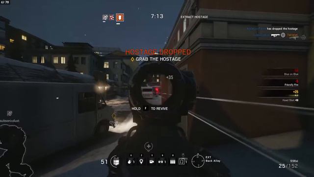 Rainbow Siege - Friendly Fire Headshot смотреть онлайн