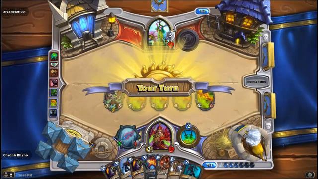 EPIC turn 6 - Illidan Stormrage (Chef Plays Hearthstone) смотреть онлайн