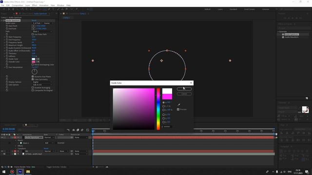 Как сделать Красивый Audio Spectrum в After Effects tutorial - Анимация в такт музыки смотреть онлайн