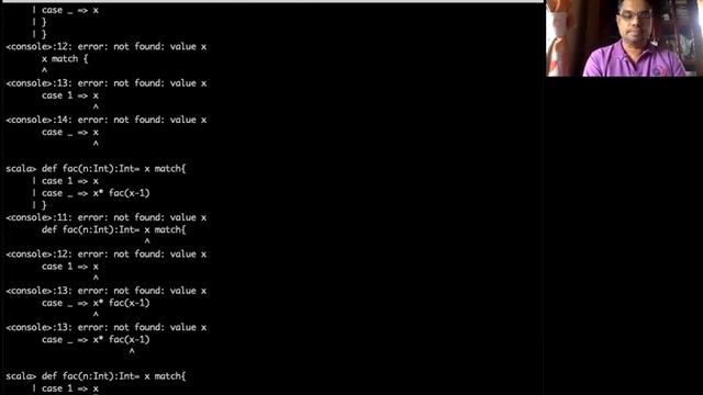 Scala Recursive Functions Demonstration смотреть онлайн
